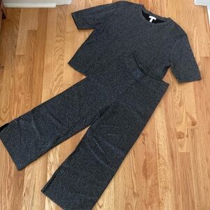 Leith sparkle top and pants